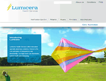 Tablet Screenshot of lumicera.com